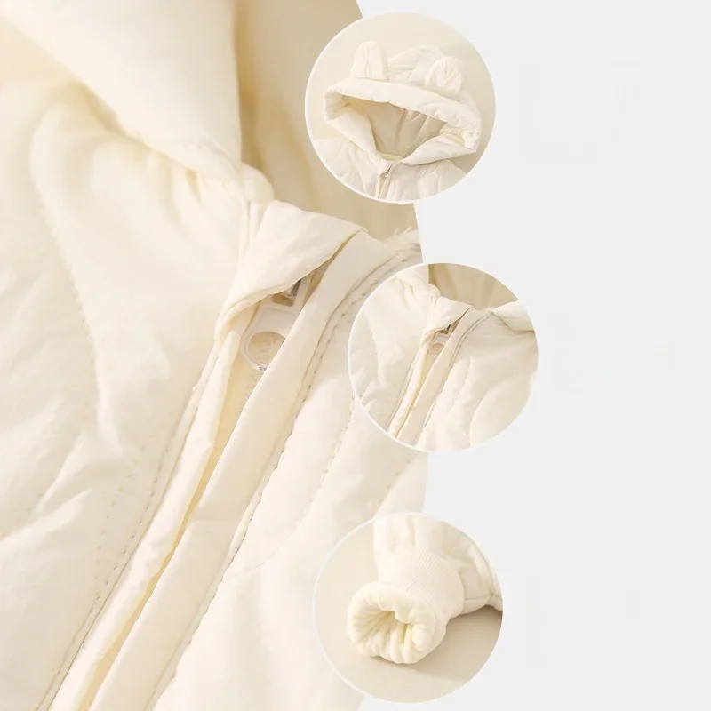 Thicken Fleece Baby Jumpsuits for Winter