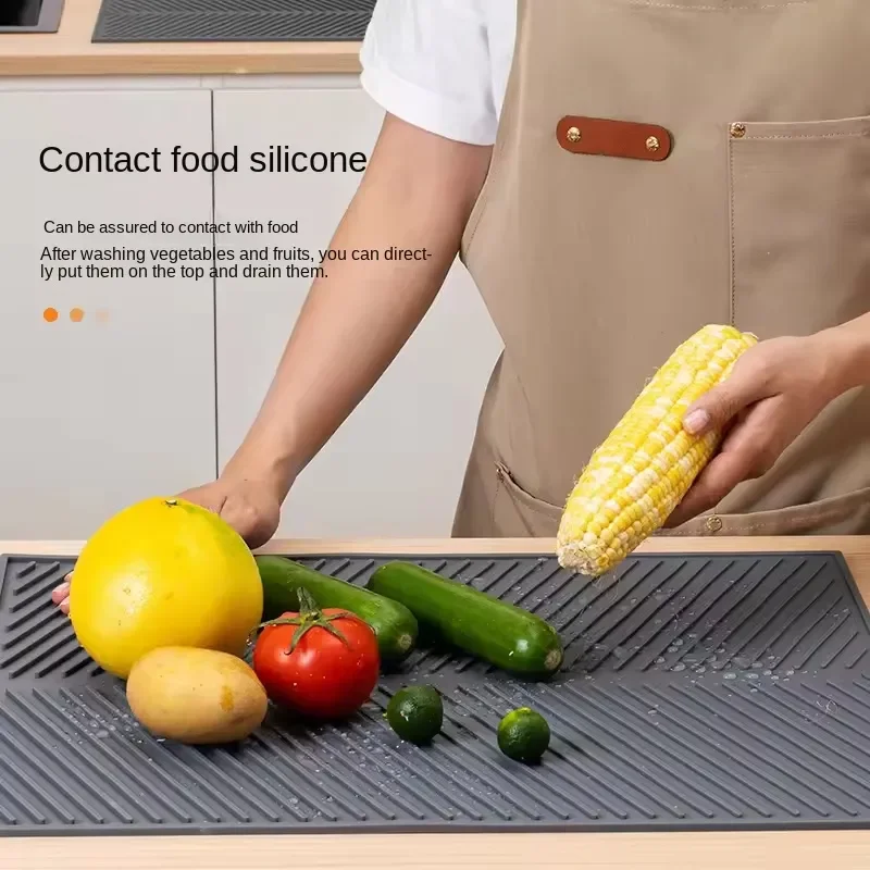 Silicone Drain Pad Drying Mat Non-slip