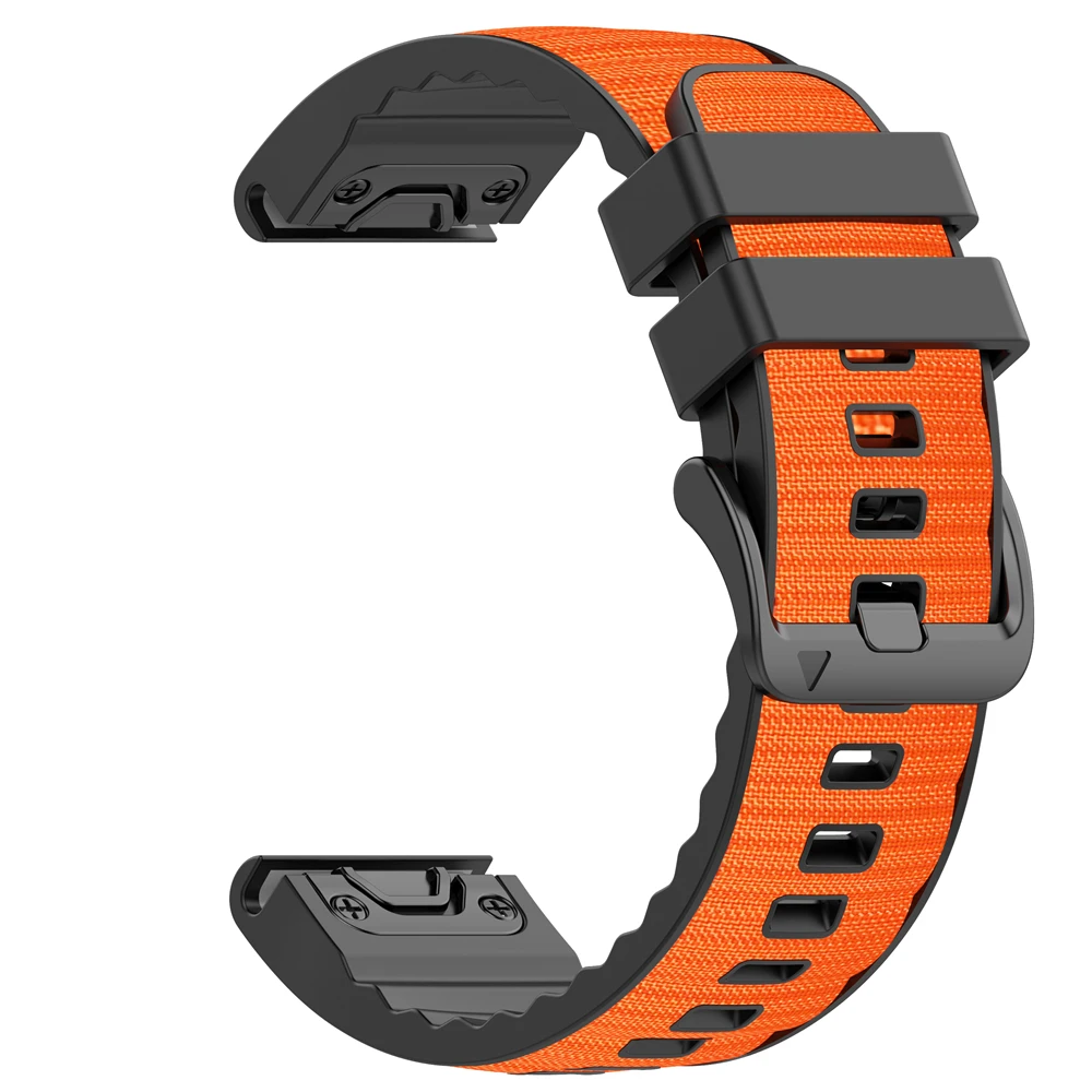 QuickFit Nylon-Silicone Sports Strap, 26/22mm
