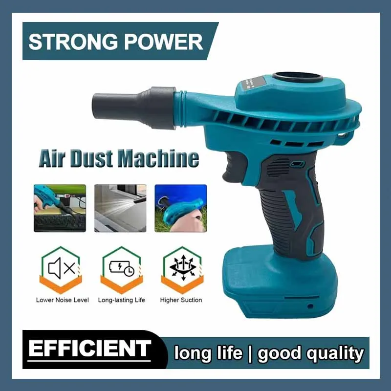Fit Makita 2 IN 1 Cordless Air Dust Machine Efficient Rechargeable Vacuum Clean