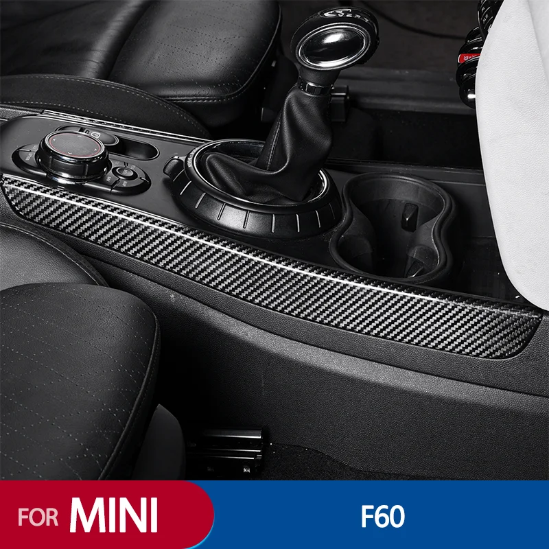 Fibra de carbono para Mini Cooper Countryman F60 Accesorios Consola Del  Coche Salida De Aire De La Cubierta De La Cubierta De La Ventana Pegatinas