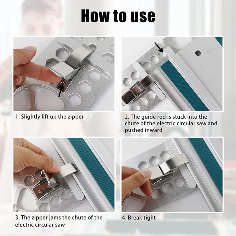 Circular Saw Accessories-Woodworking 90 Degree Right Angle Guide Rail Clamp for Electric Circular Saw Engraving Machine wood work bench