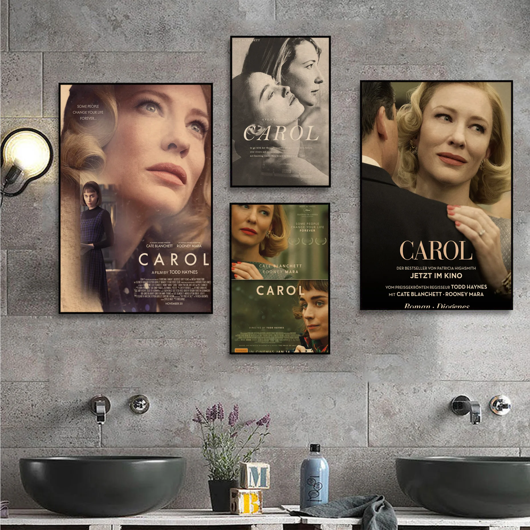 

Movie Carol Classic Movie Posters Wall Art Retro Posters For Home Aesthetic Art Wall Painting