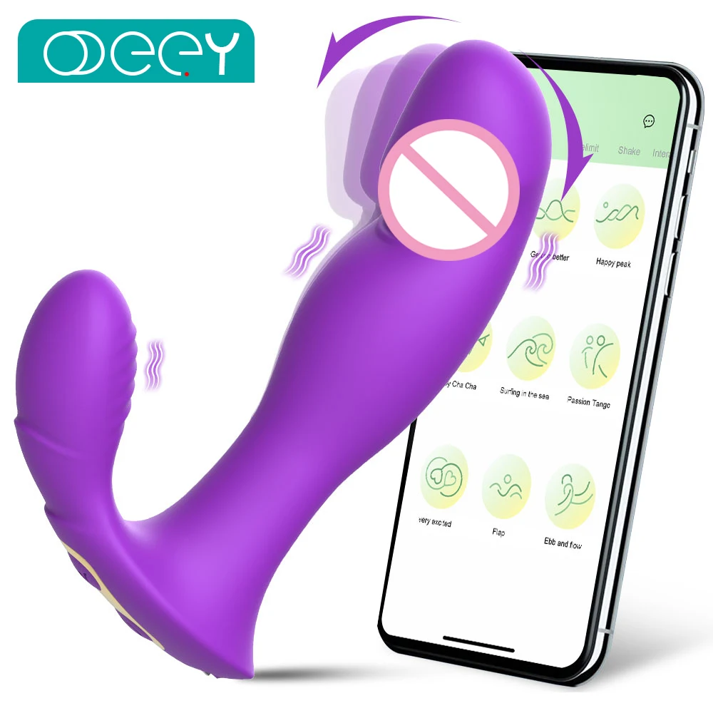 20 Modes G Spot Finger Vibrators App Remote Control Wearable Panty Vagina Clitoral Anal Sex Machine Adult Sex Toys for Women Men