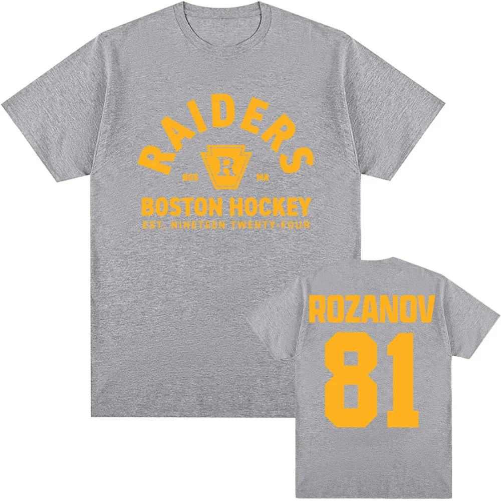 TV Heated Rivalry Llya Rozanov 81 Boston Raiders Tee Women Men Clothing Short Sleeve Fashion T-shirt Graphic Print Casual Top 5