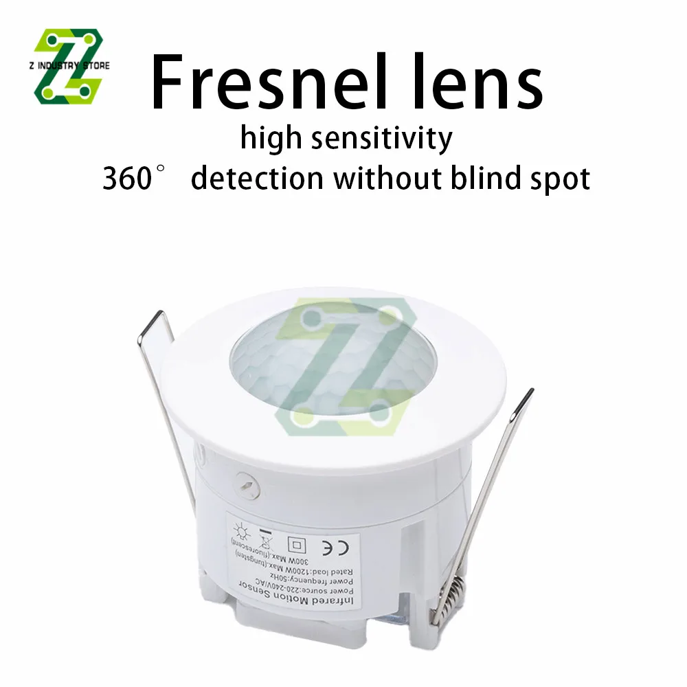 Ac 85265v Mini Adjustable 360 Degree Ceiling Pir Infrared Body Motion