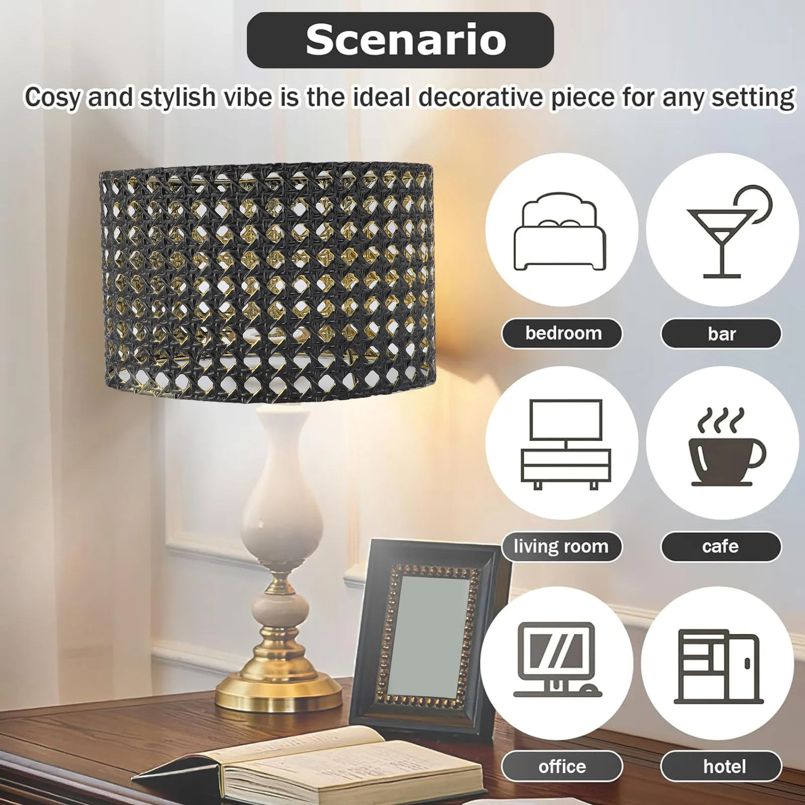 Lamp Shade Oval Shaped Metal Decorative Hollow Out Lampshade for E27 E14 Table Lamp Floor Lamp Oval Shaped Lampshade