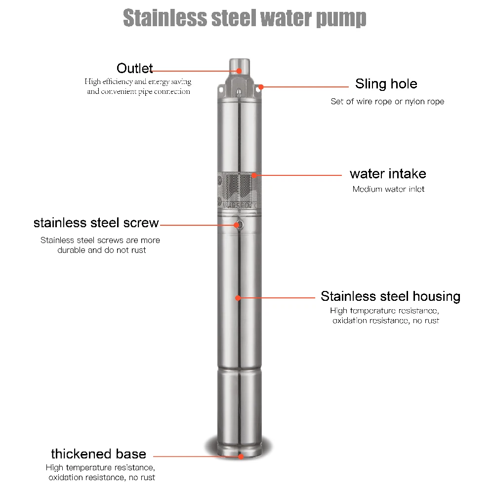 Solar Powered Submersible Deep Well Water Pumps - Deep Well Water Pumps