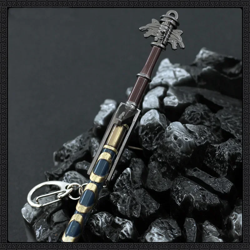 Wild Hunt Weapon Geralt Aerondight Steel Sword 22cm Game Peripheral Medieval Metal Weapon Model Uncut Blade Gifts Toys for Boys 2