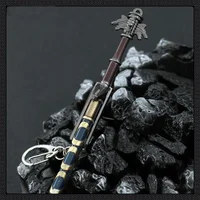 Wild Hunt Weapon Geralt Aerondight Steel Sword 22cm Game Peripheral Medieval Metal Weapon Model Uncut Blade Gifts Toys for Boys 2
