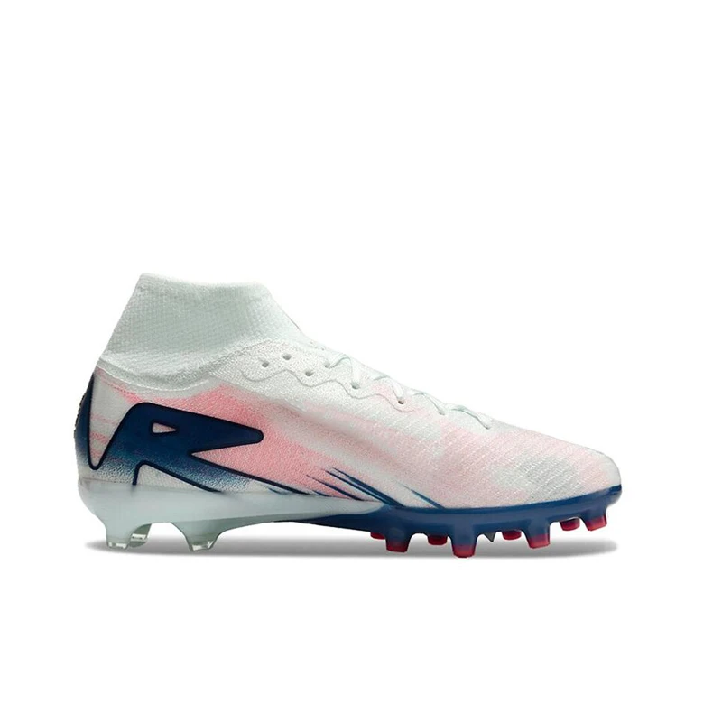 Men Soccer Shoes Professional Football Boots AG Kids Adult High Ankle Match Cleats Fast Training Sneakers
