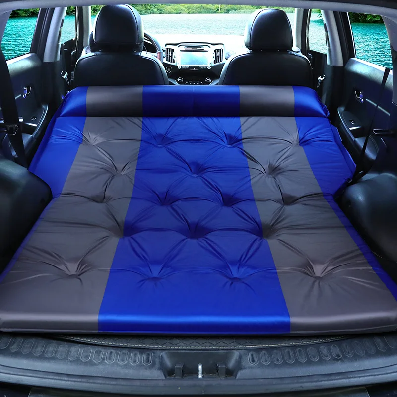 Car Inflatable Mattress Pad SUV Special Air Mattress Lathe Adult Sleeping Pad Soft Automobiles Travel Bed Mat Back Row Sleeping