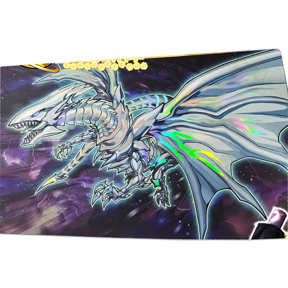 2Mm Bordo Non Cucito Ygo Diy Kurikara Divincarnate Foil Holographic Shinny Holo Playmat Yu-Gi-Oh Game Matpad Storage Bag