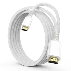 Premium USB - C to HDMI Cable - 4K Ultra HD, 2 - Meter Length - 2m (2m)