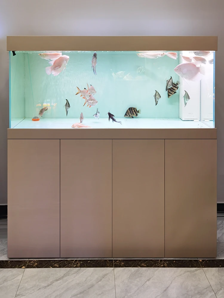 

Домашний аквариум от пола до потолка, искусственная кожа, гостиная, без изменения экрана воды, фойе, перегородка