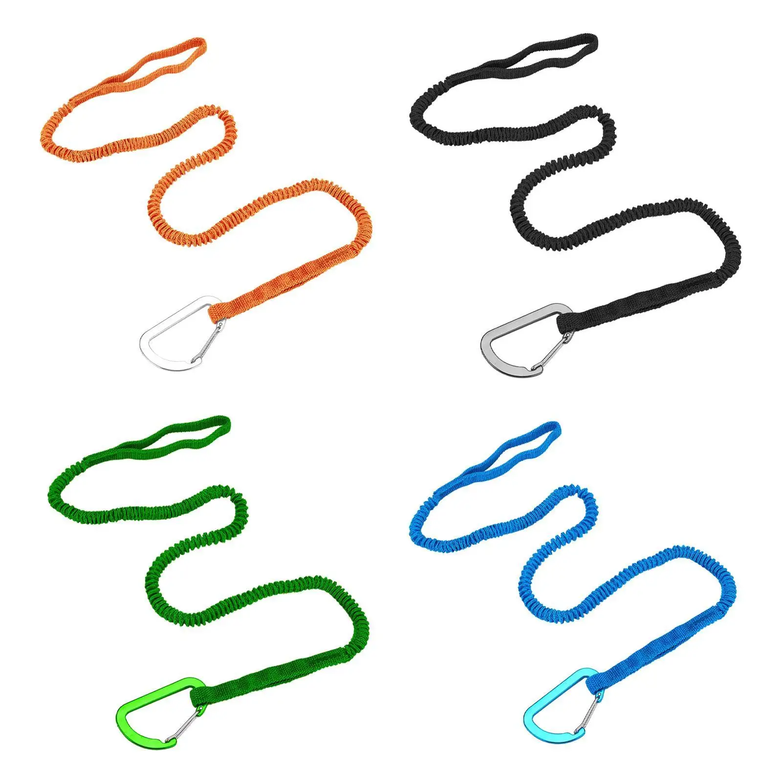 Kayak Paddle Leash Premium Fishing Rod Holder Surfboard Leash Kayak Rod Leashes for Rafting Boating Canoeing Kayaking Surfing