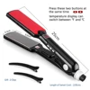 MCH Titanium Flat Iron 480F High Temperature 2 IN 1 Hair Straightener Curler Professional Wide Plates Keratin Treament Irons 5