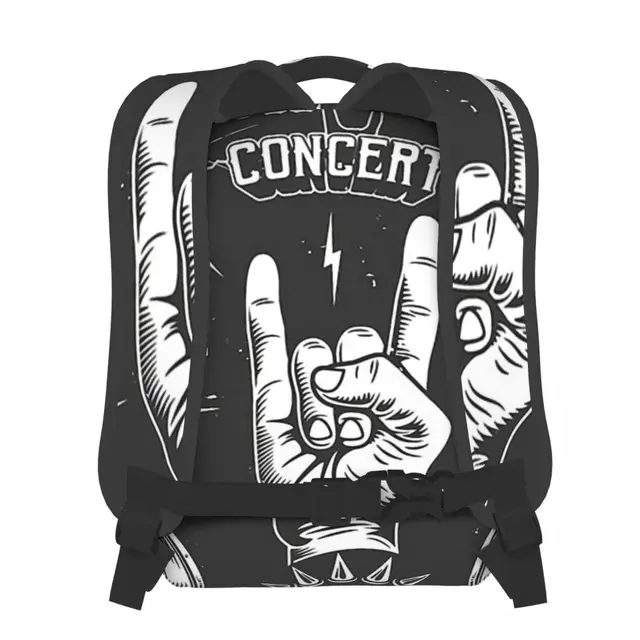 Trendy and stylish backpack for students and rock n roll enthusiasts