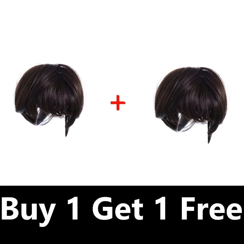 

Парики для домашних питомцев, комплект для косплея с челкой и маленькими косичками, реквизит для косплея