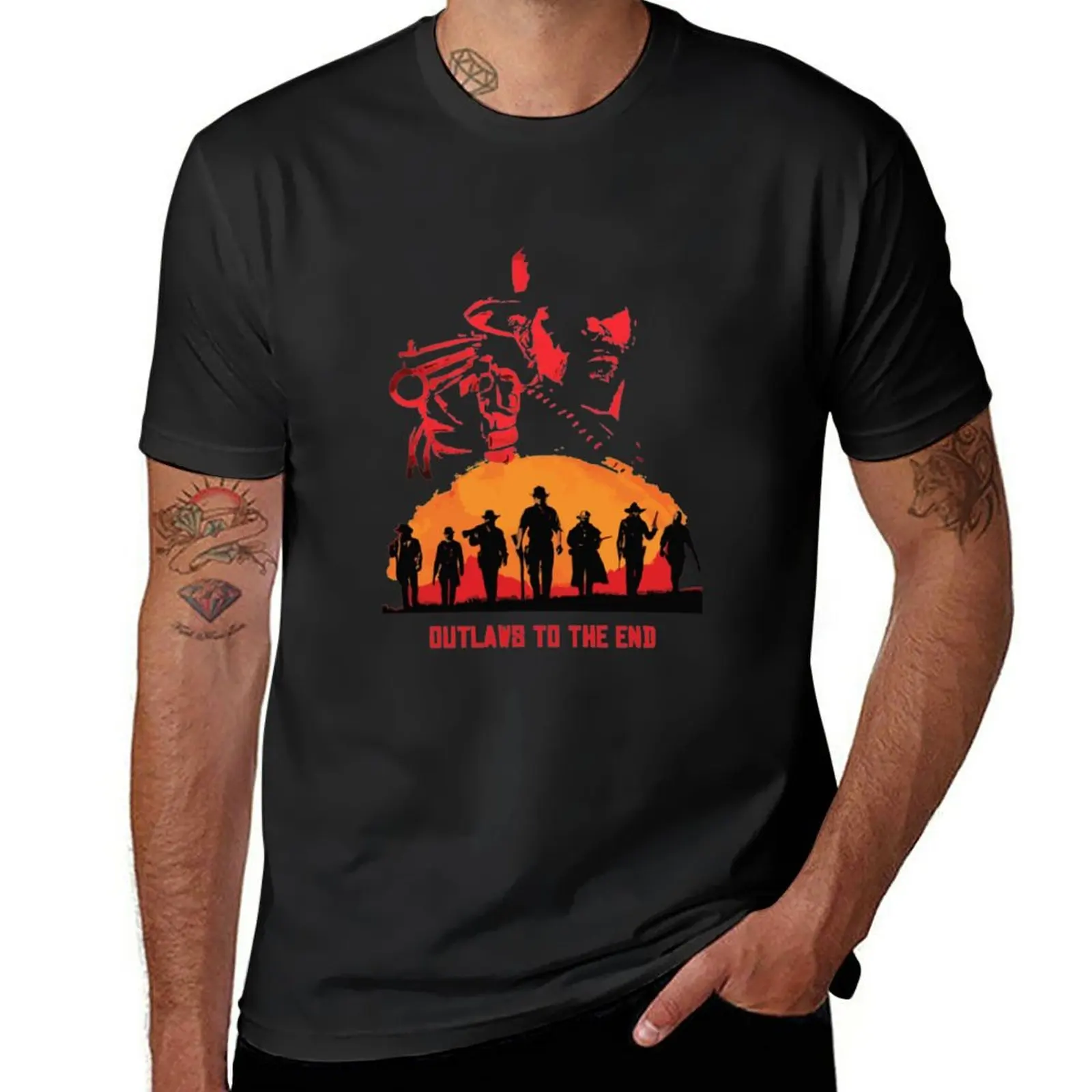 

Read Dead Redemption 2 Rdr - T-Shirt t-shirts man funny t shirt black t shirt Oversized t-shirt mens graphic t-shirts hip hop