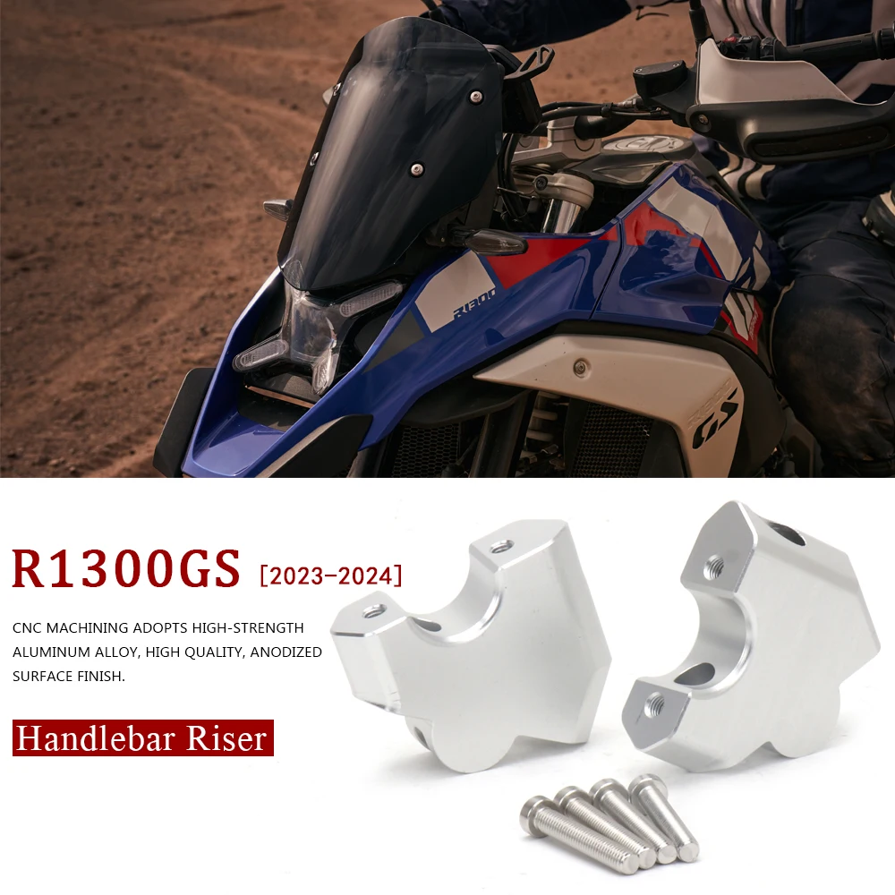 

Motorcycle Accessories Handle Bar Riser Clamp Extend Handlebar Adapter Mount For BMW R1300GS R1300 GS R 1300 GS 2023 2024