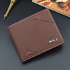 Men Short Bifold Faux Leather Masculina Billetera Credit ID Card Holder Wallet Billfold Purse Clutch Solid Hombre Business Slim 6