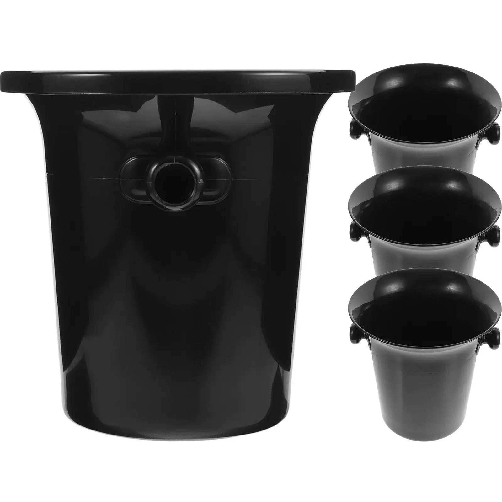 4 Pcs Spit Barrel Wine Spittoons Dual Ears Spitting Barrels Creative Tasting Western Dump Buckets Ice Drinks