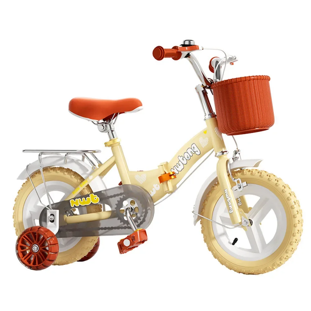 

12/14/16/18/20 Inch Children Bicycle High Carbon Steel Bike Foldable Design Dual Brake System Magnesium Alloy Integrated Wheel