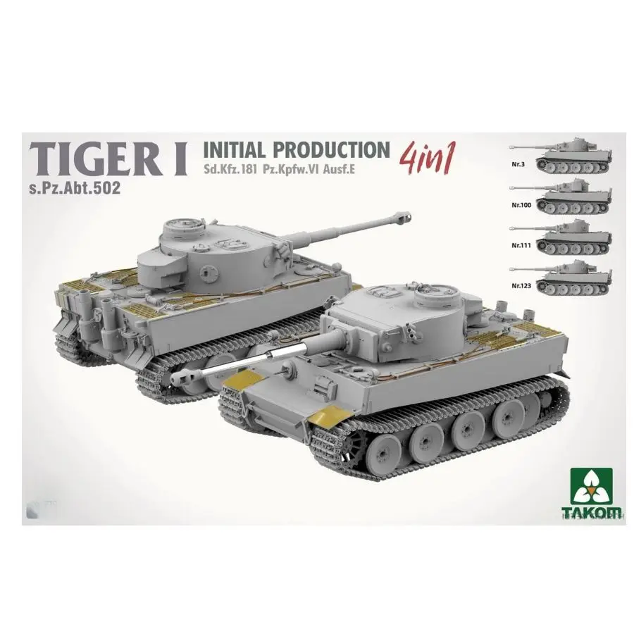 TAKOM 2197 1/35 Sd.Kfz.181 Pz.Kpfw.VI Ausf.E Tiger I Initial