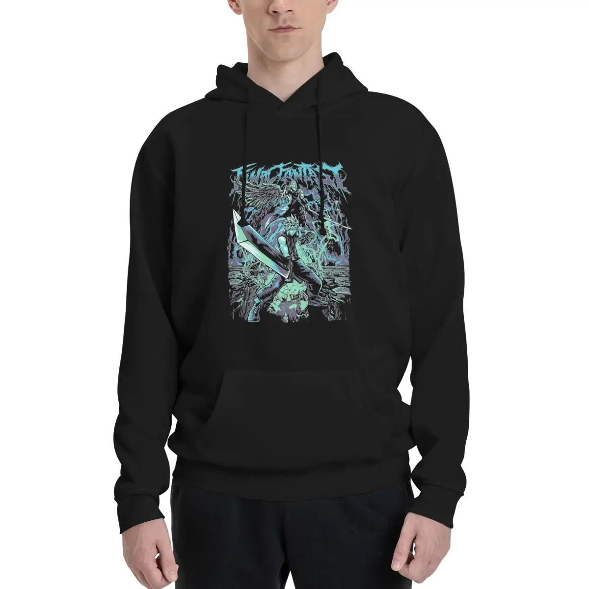 

Couples Plus Velvet Hooded Sweater Final Fantasy Fan Art Classic For Sale Vintage Beautiful With hood Hoodie Vintage Travel