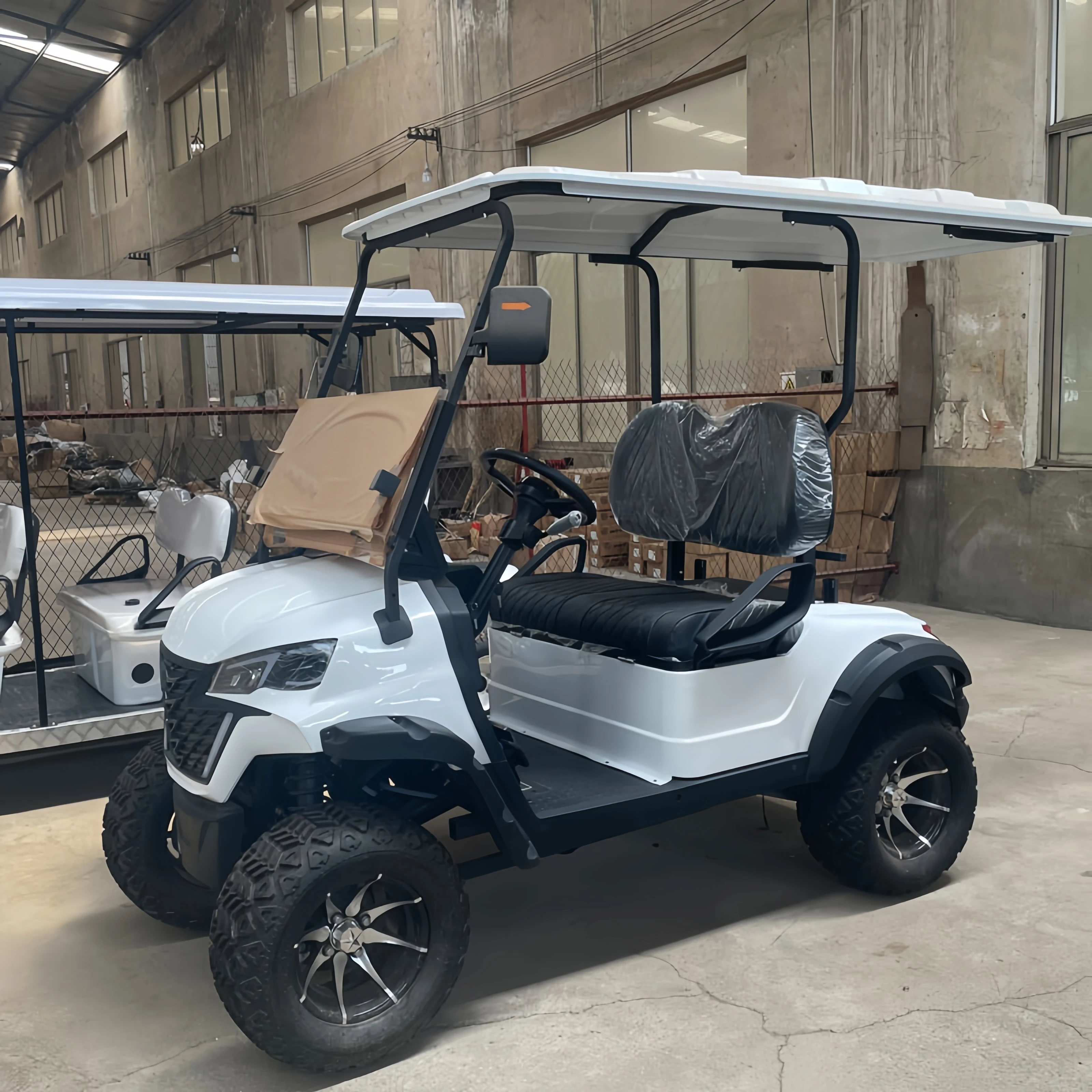 Electric 4 Seater Hunting Golf Cart mini electric golf carts 4 seater club car