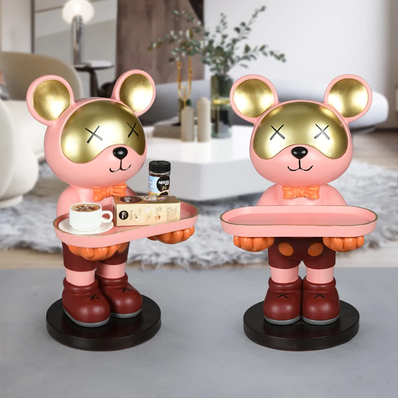 

Home Decor Sculptures & Figurines Tray Landing Large Decorations Resin Animal Floor Ornaments Living Room Resin Animal Statues