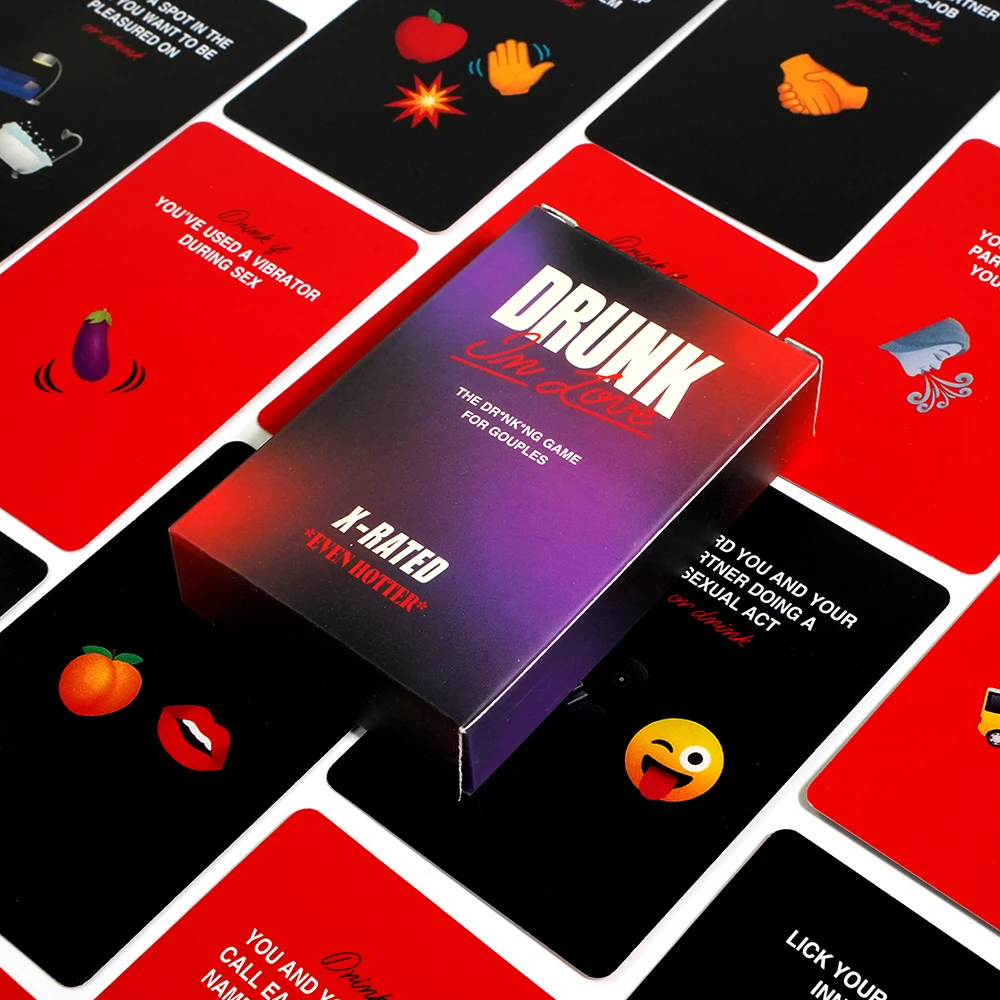 Пьяная игра X-Rated Питьевая карточка