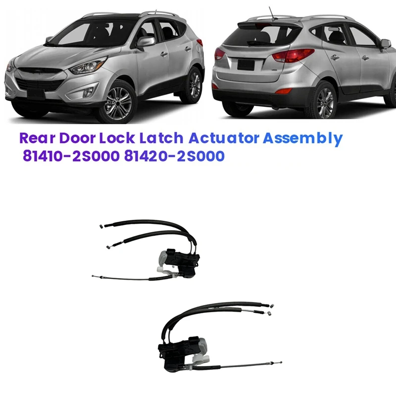 

Front And Rear Door Lock Latch Actuator 4Pc Set For 2010-2017 Hyundai Tucson IX35