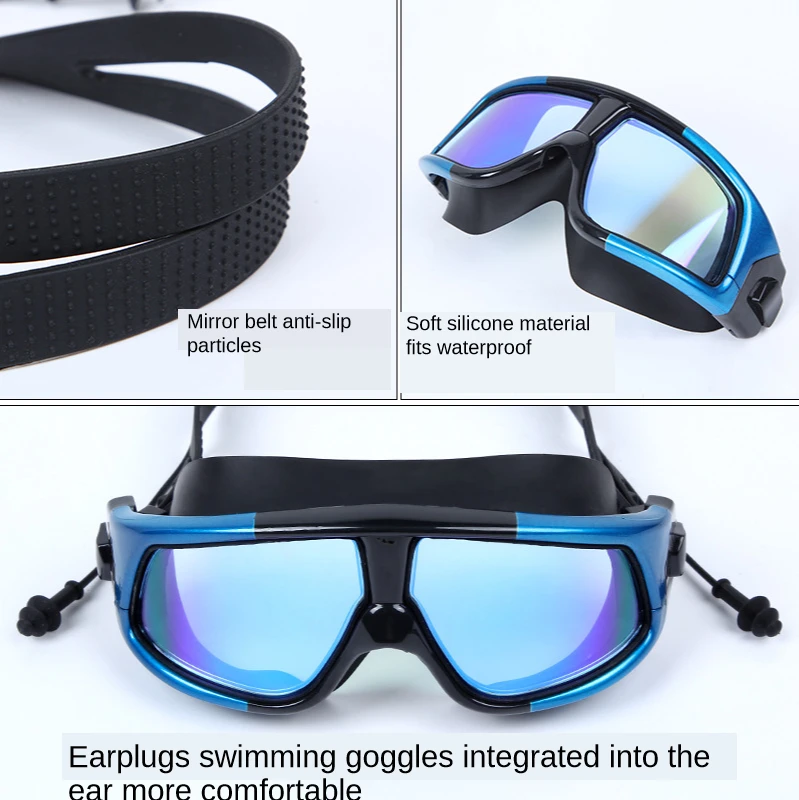 Swimming Goggles Nearsighted Anti Fog UV Prescription Myopia