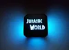 Jurassic Park Dinosaur 3D alarm clock creative LED night light 5