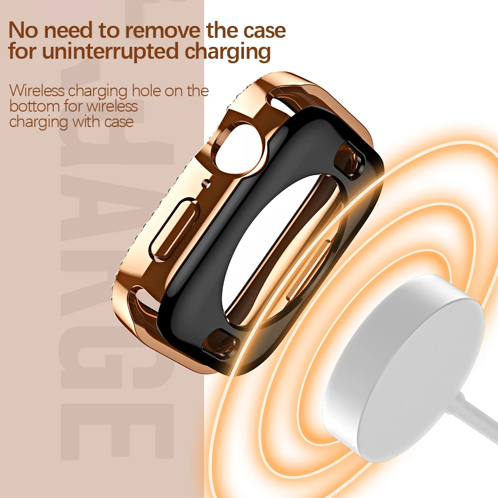 Luxury Diamond Bling Protective Glass + Cover