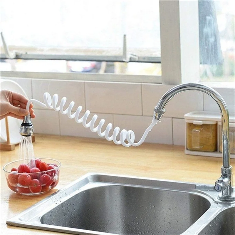 Kitchen Home 360 Degree Rotate  Dual Use Diffuser Faucet Swivel End Faucet Nozzle Water Saving Tap