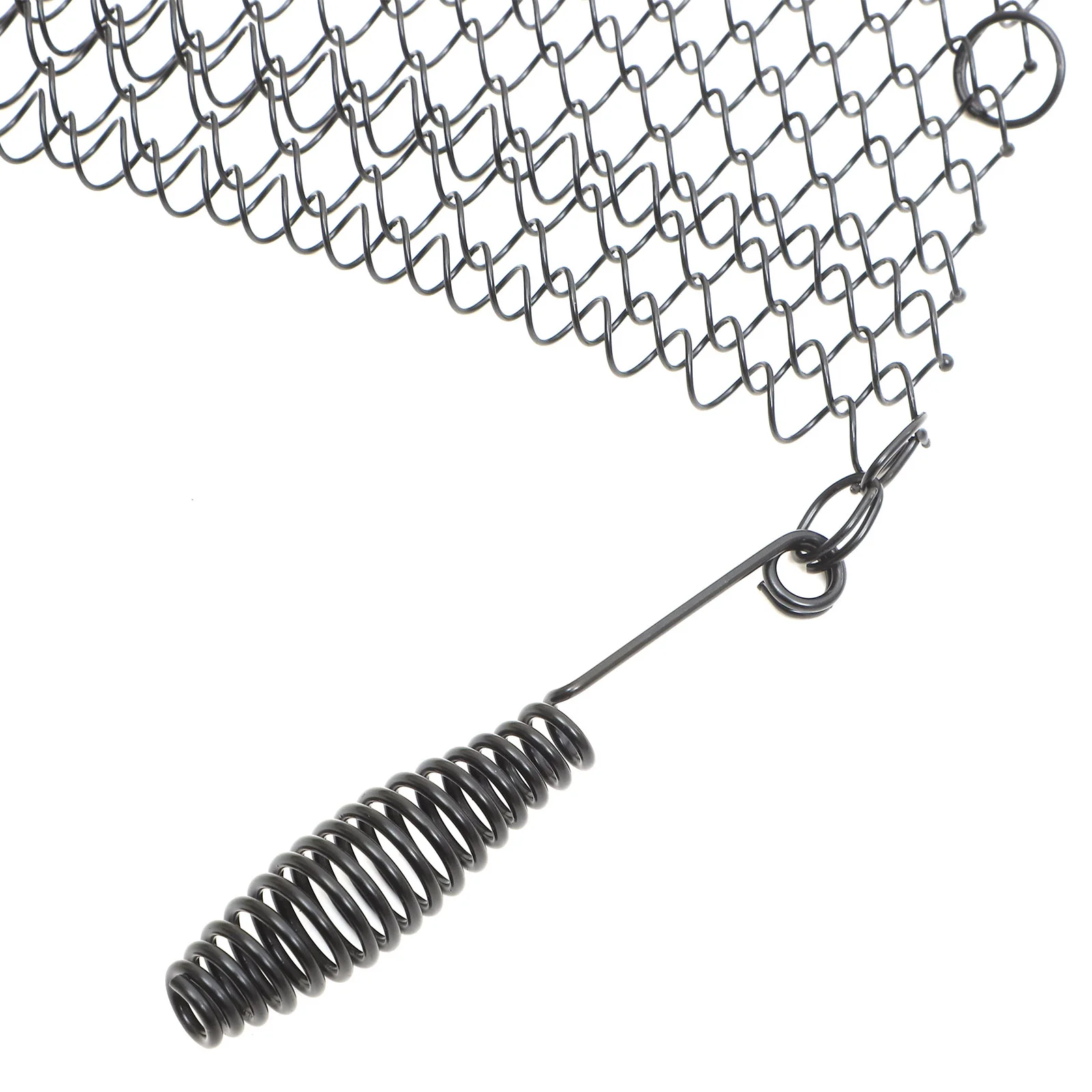 2 Pcs Iron Fireplace Mesh Screens Door Sparks Guard Curtains Hearth Safety Stoves Heating Cooling Vents Fireplace Tools Metal