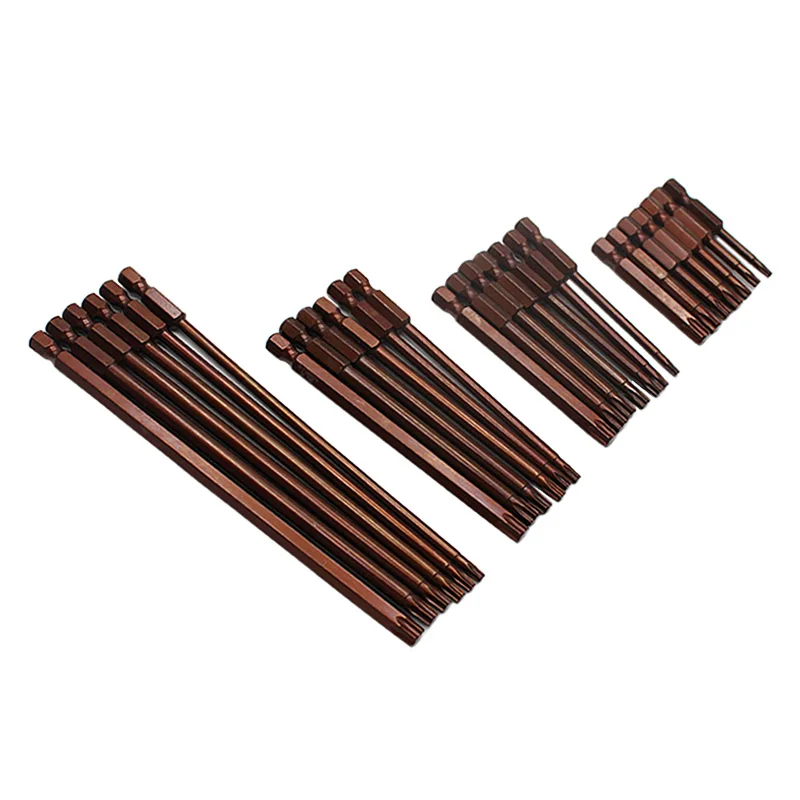 

Биты для отверток T10 T15 T20 T25 T27 T30 T40 Torx TX Star