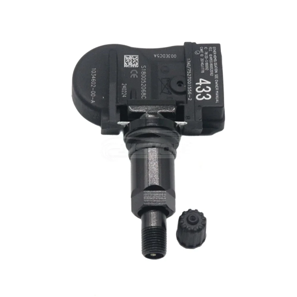 ڵ Ÿ̾ з  ͸ ý, TPMS, ׽  3 S X 2015-2022 433Mhz, 1034602-00-A, 103460200A