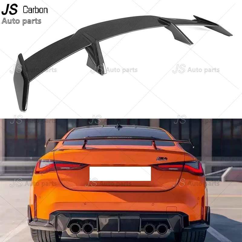 

For BMW M3 M4 Series G80 G82 G83 MP Style High quality Carbon Fiber Tail fins Car Rear Trunk Spoiler Rear Wing Body Kit