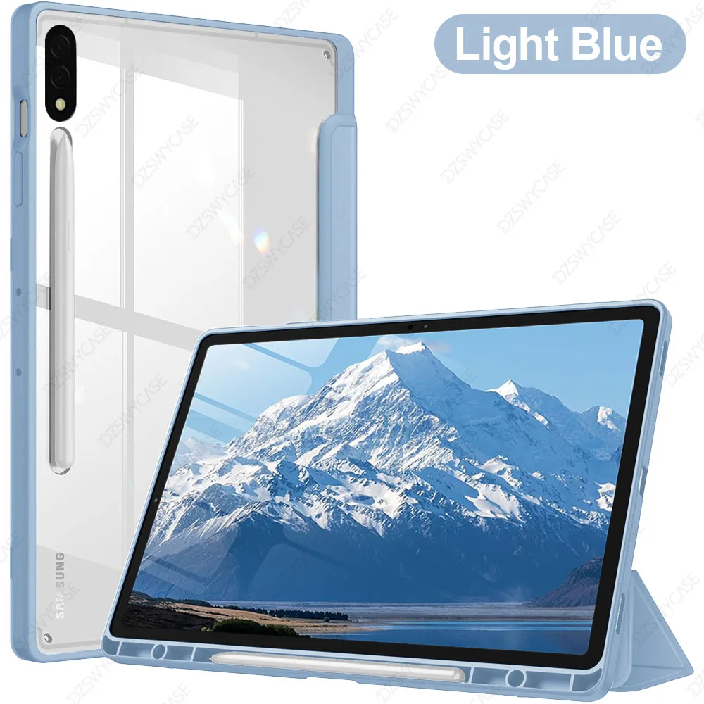 Shockproof Transparent Hard Shell Tablet Case - Protective Cover
