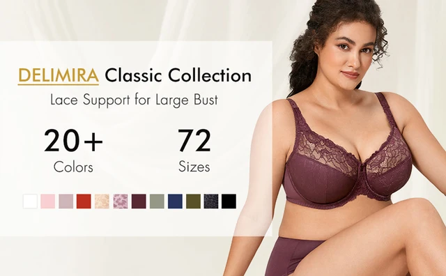 Mchoice Bras for Women Wireless Full Coverage Plus Size Minimizer Non  Padded Comfort Soft Bra Multipack 