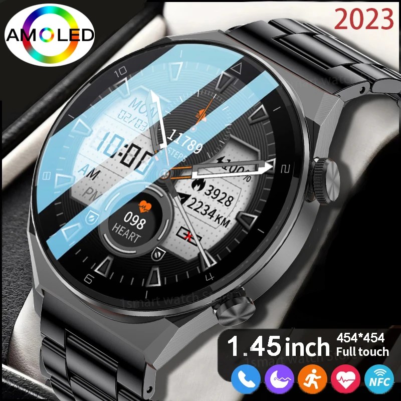 

for HUAWEI GT2 PRO Bluetooth Call Smart Watch Men Business AMOLED 454*454 HD Screen Waterproof Wireless Charging Wristwatch 2023
