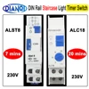 DIN Rail Timer Switch for Staircase Lighting Controller ALST8 1-7 minutes ALC18 1-20 Minutes Interval 18mm Single Module 1