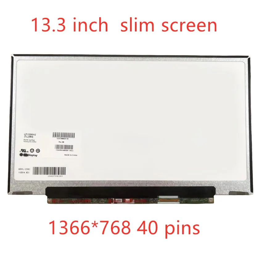 

Free shipping For Toshiba Z830 Z835 Z930 Z935 LCD LED Screen Matrix LTN133AT25 501 T01 601 LTN133AT25-601 LP133WH2-TLM4 TLL4