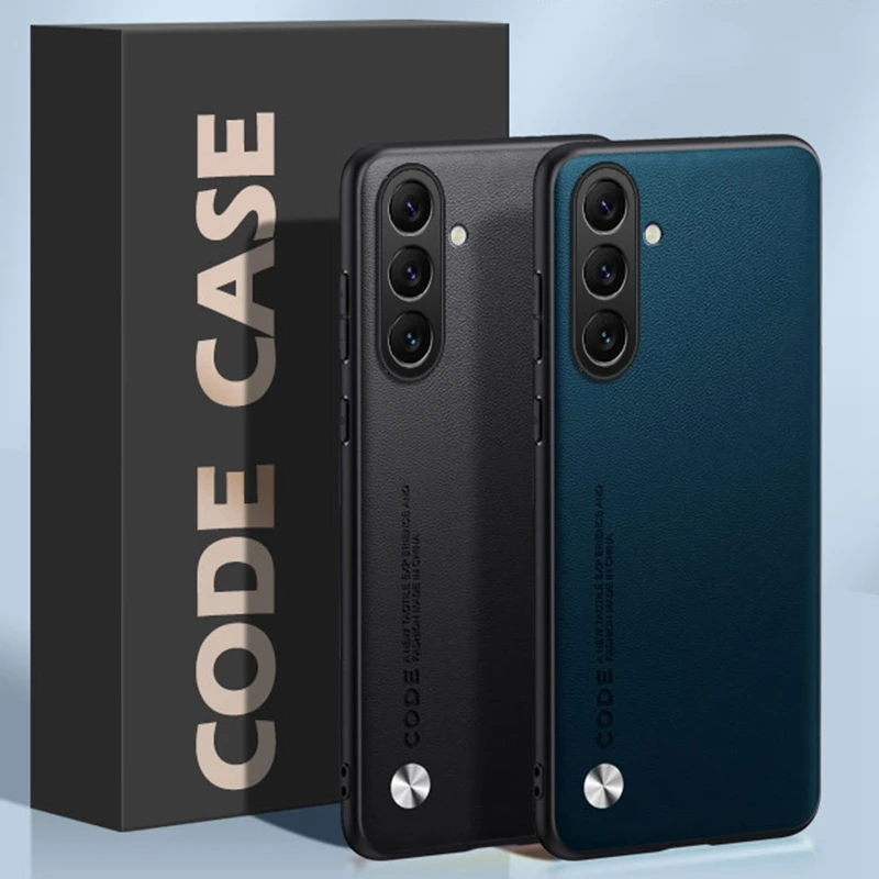 Luxury PU Leather Shockproof Phone Case - Full Protection Back Cover