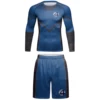 New MMA BJJ Rashguard Suit For Adult Male Muay Thai No Gi Grappling Long Sleeve+Pants Kickboxing Jersey+Shorts Sports Rashguards 3