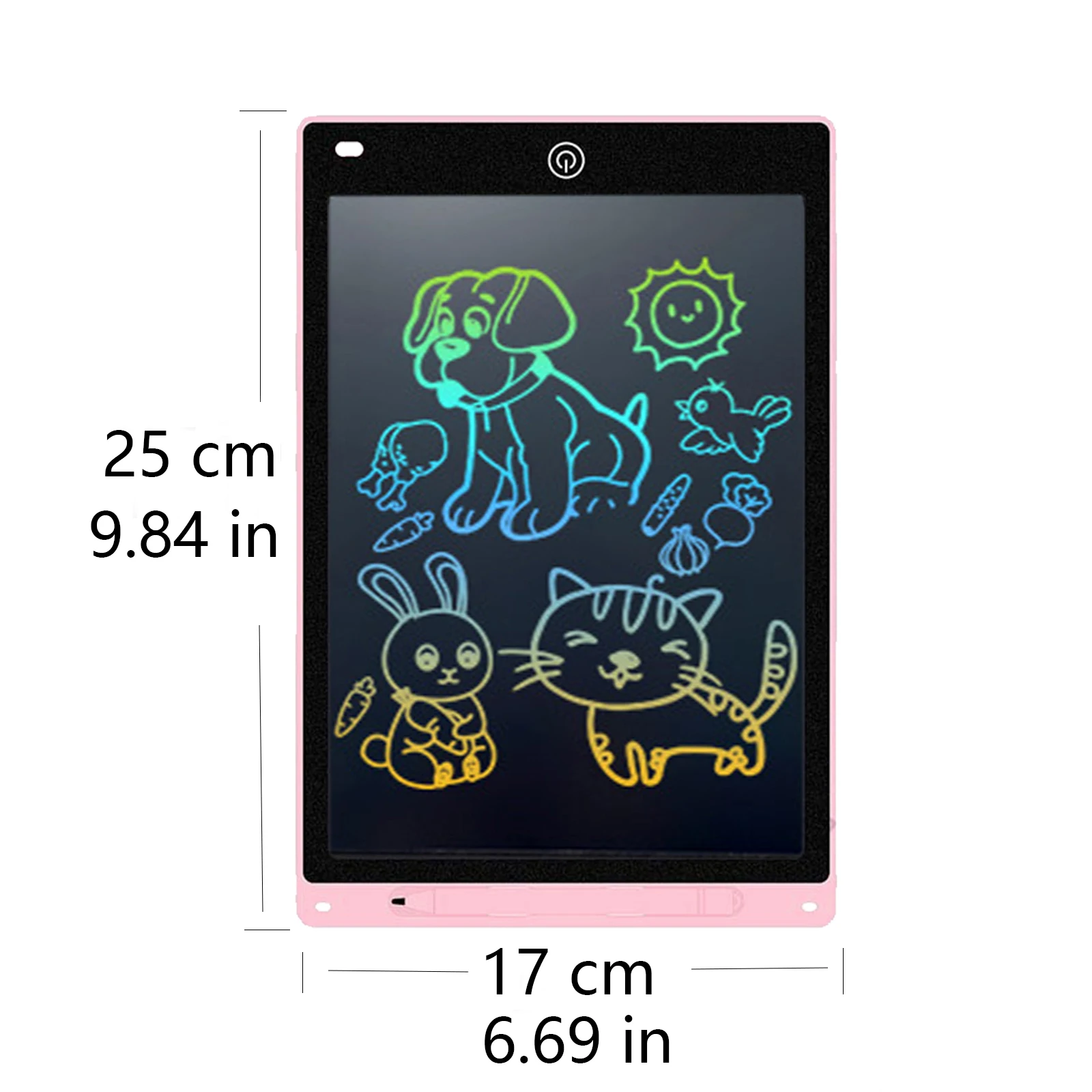 LCD 글쓰기 보드, 그림 보드, 어린이 낙서 그림 보드, 필기 칠판, 어린이 장난감, 10 인치, 2 개